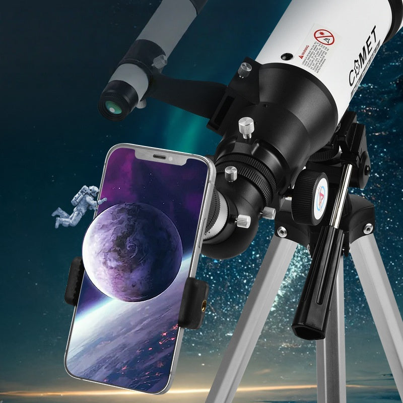 Entry-Level 80mm Refractor Telescope (BAK4 Prism Included)